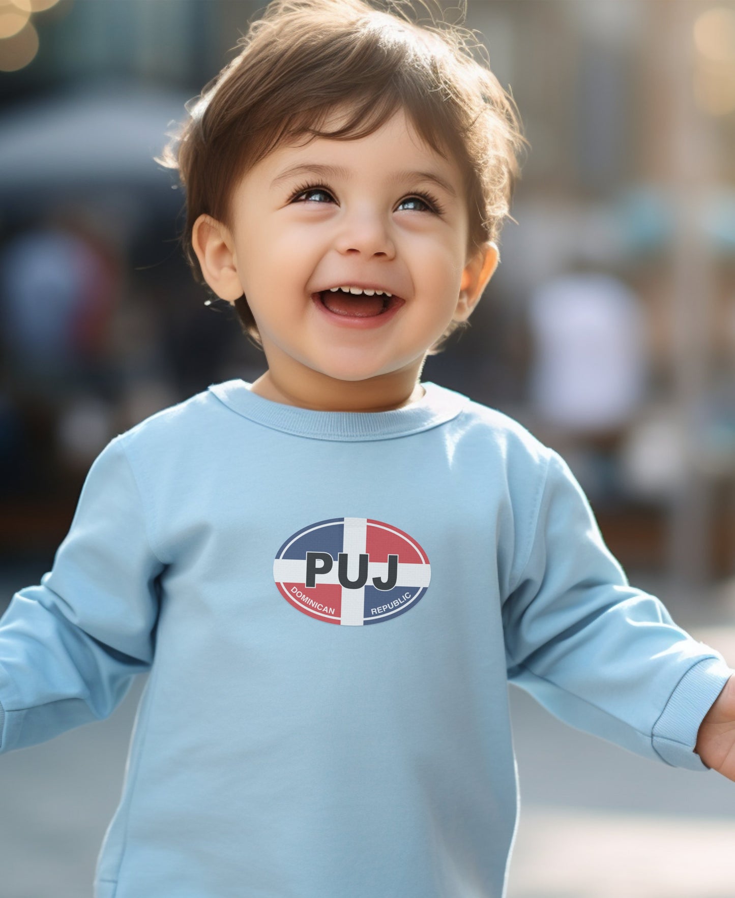 Cute Baby Blue Long Sleeve Shirt PUJ Product