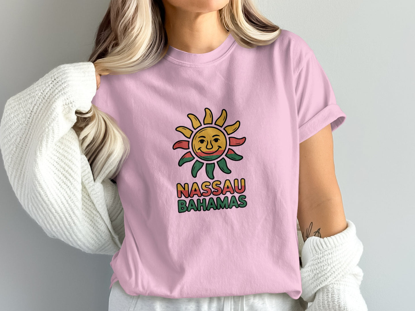 Nassau Bahamas Sunshine Graphic Tee shirt product
