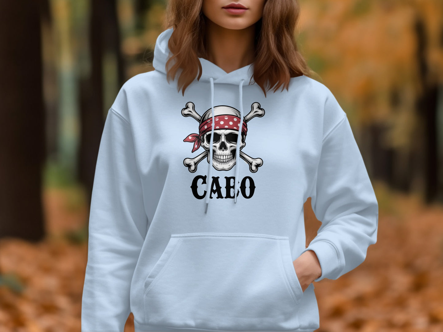 Cabo Skull and Crossbones Hoodie product