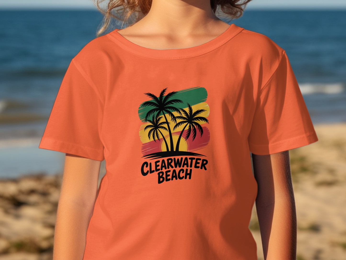 Clearwater Beach Tropical Design T-shirt product