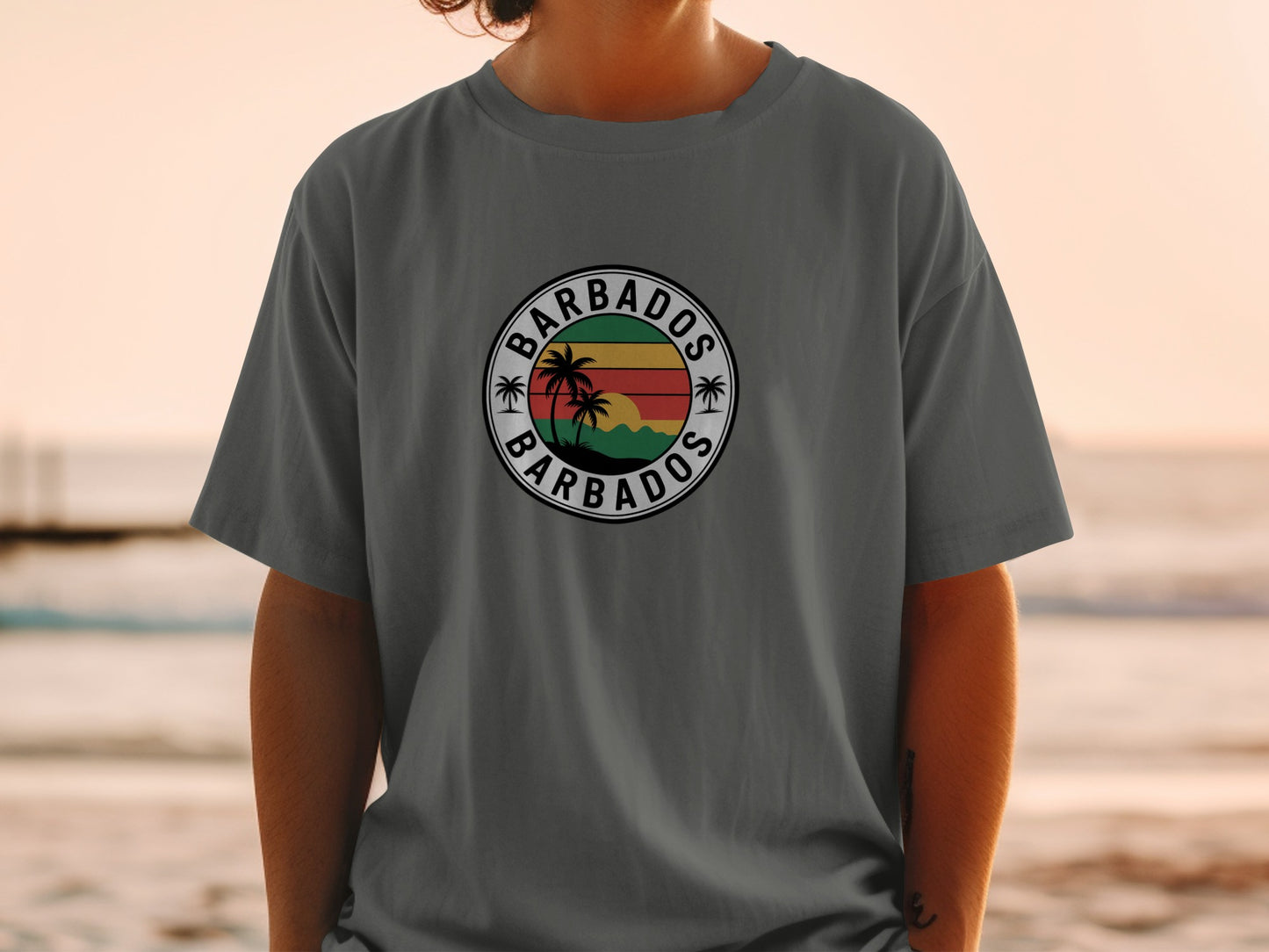 Stylish Barbados Logo Graphic T-Shirt product