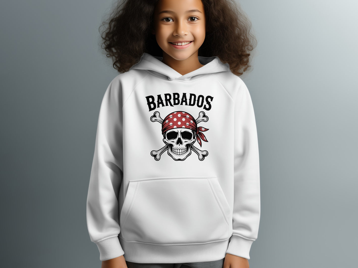 Stylish Barbados Skull Pirate Hoodie product