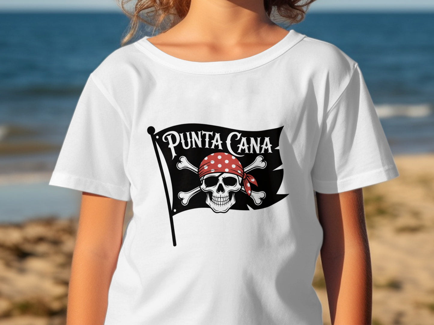 Punta Cana Pirate Flag Skull and Crossbones Graphic product
