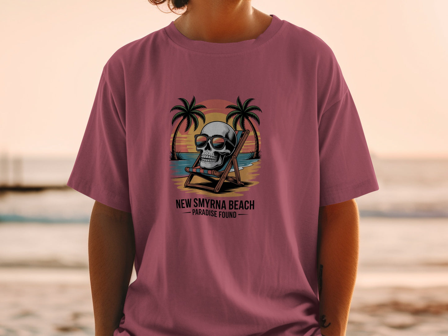 New Smyrna Beach Paradise Found Graphic T-Shirt product