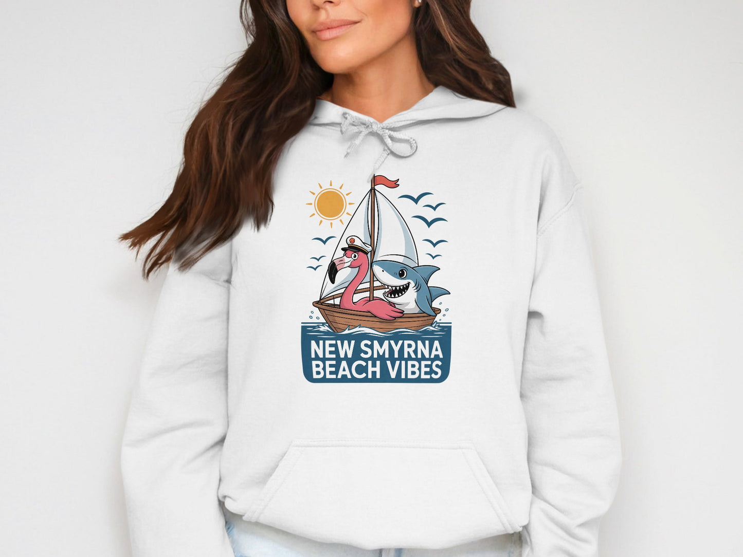 New Smyrna Beach Vibes Graphic Hoodie product type
