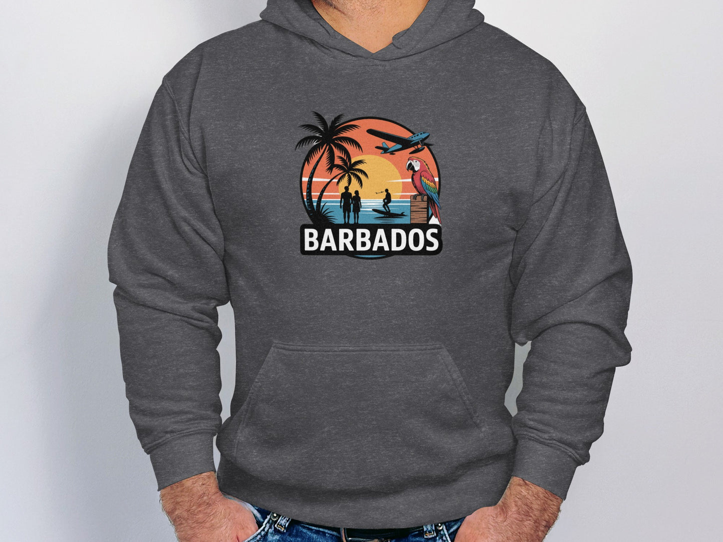 Stylish Barbados Graphic Hoodie product type