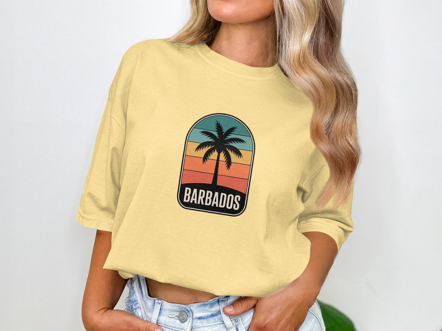 Stylish Barbados Graphic Tee for Casual Wear product type