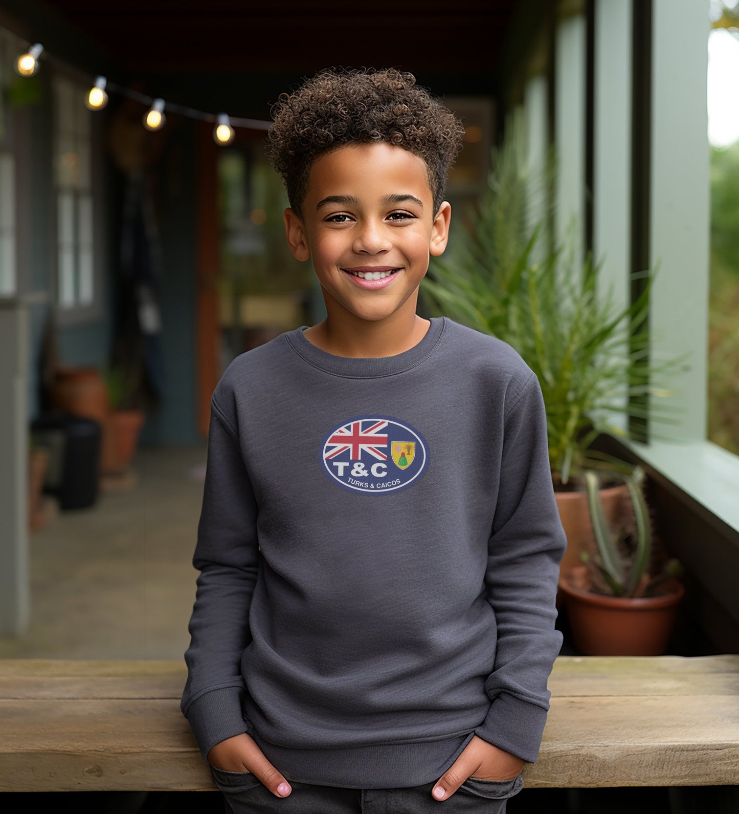 T&C Union Flag Graphic Kids Sweatshirt product