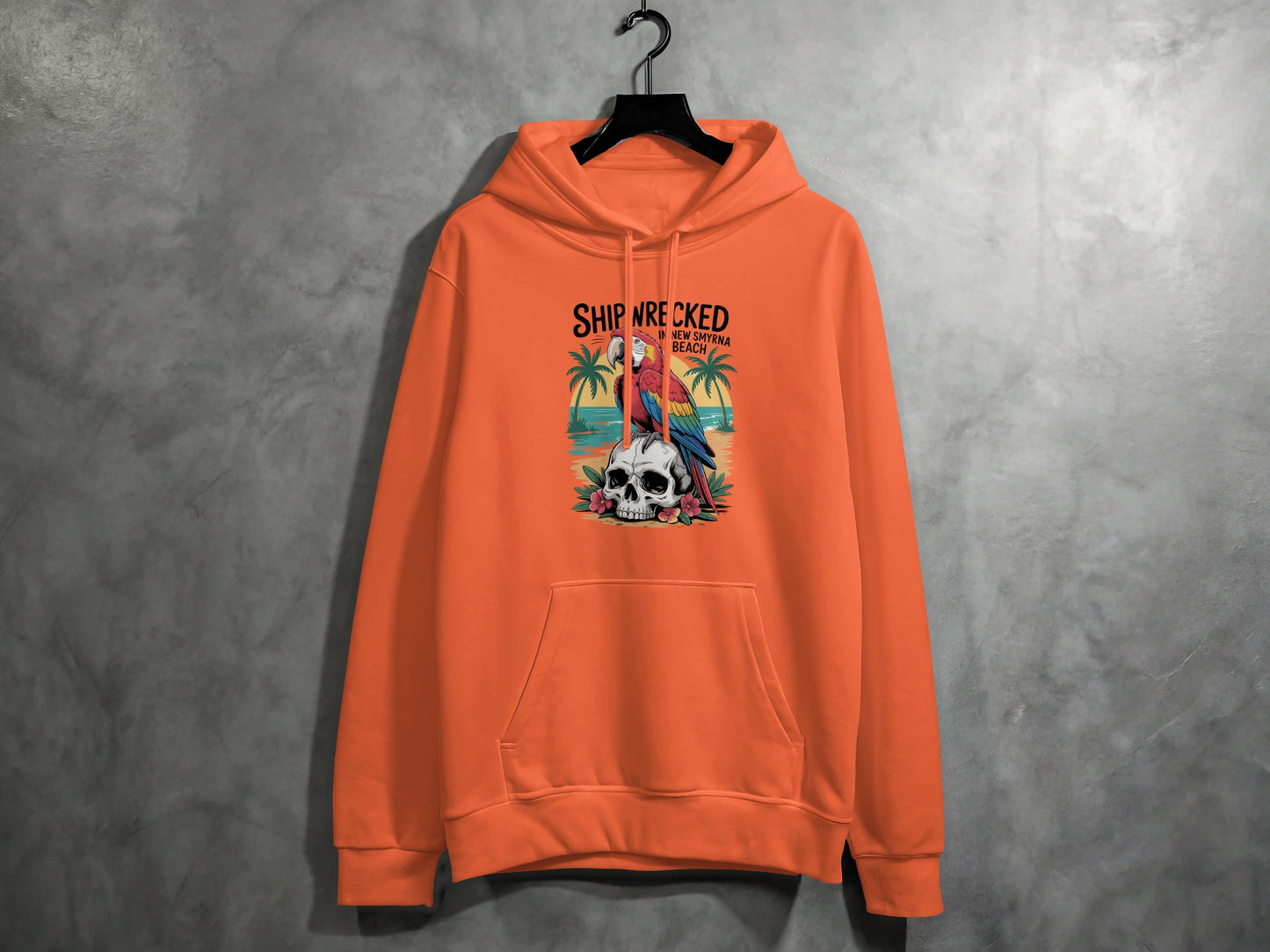 Ship Wrecked Colorful Skull Graphic Hoodie product