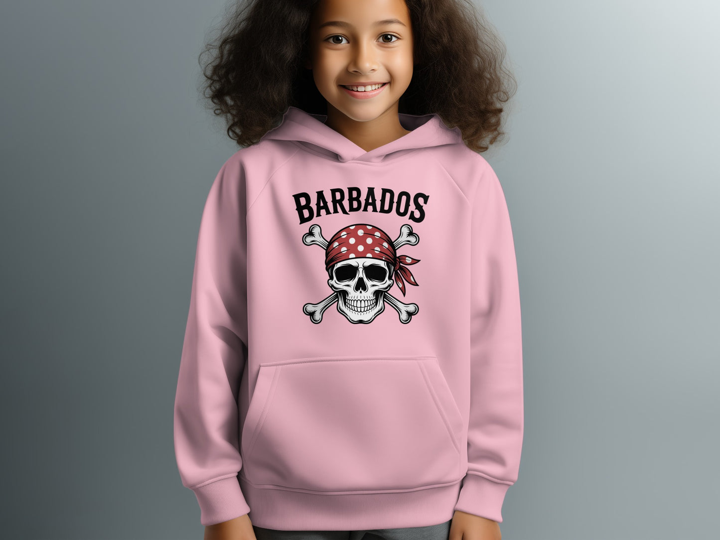 Barbados Skull Pirate Graphic Hoodie product