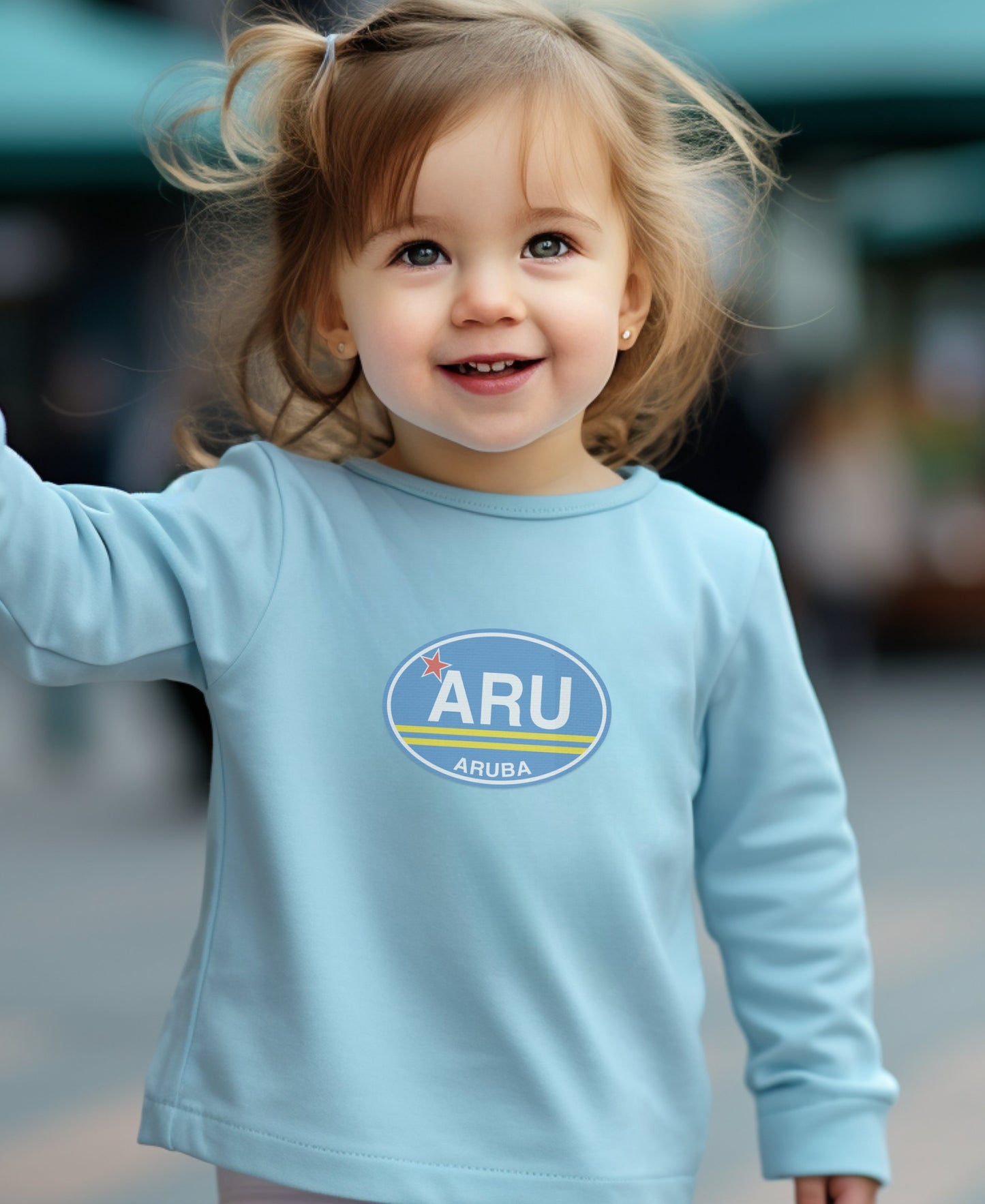 Aruba butterfly watching at The Butterfly Farm Toddler Long Sleeve T-Shirt