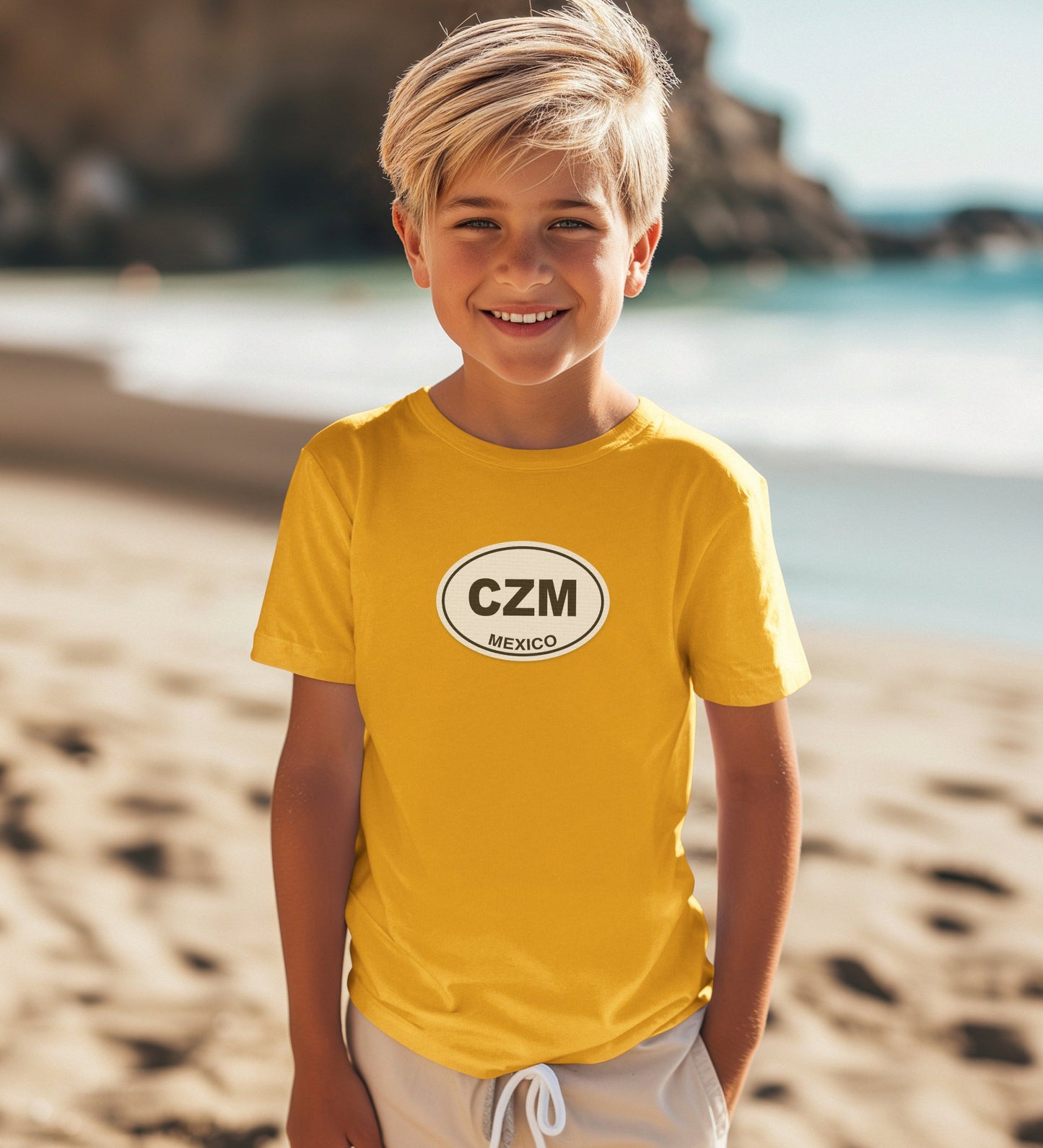 CZM Mexico Design Youth T-Shirt Beach Apparel product type