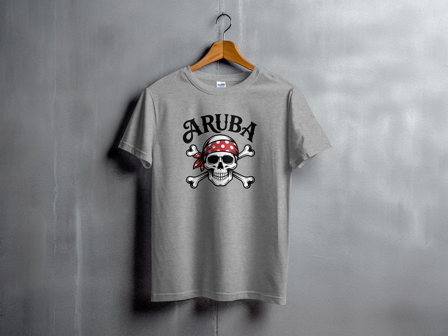 Aruba Skull and Bones Pirate T-Shirt product type