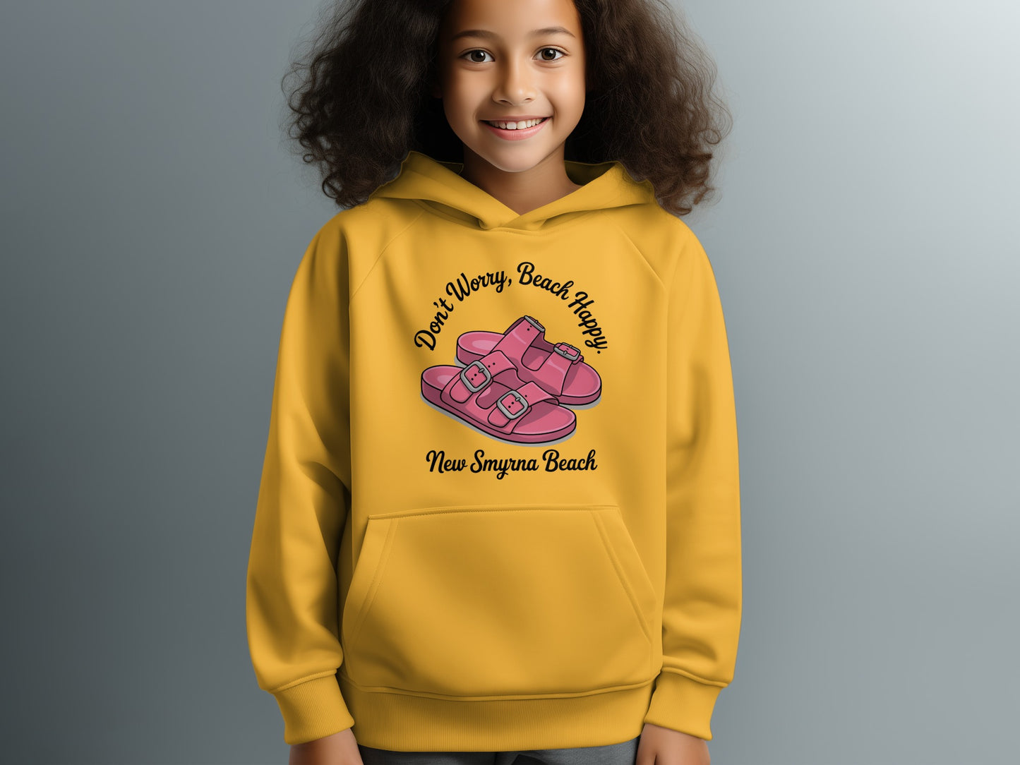 Don't Worry Beach Happy New Smyrna Beach Hoodie product