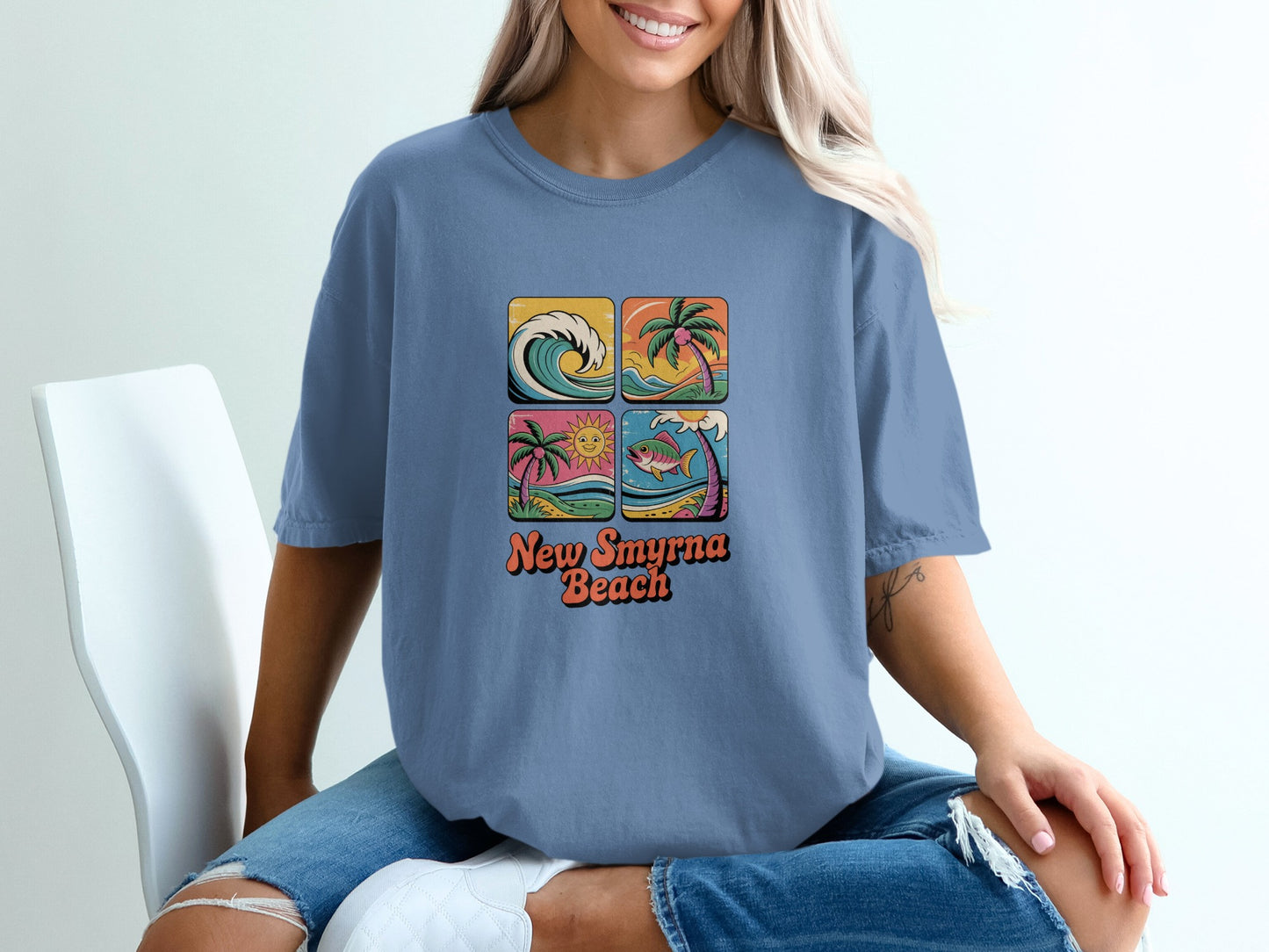 New Smyrna Beach Graphic Tee shirt product