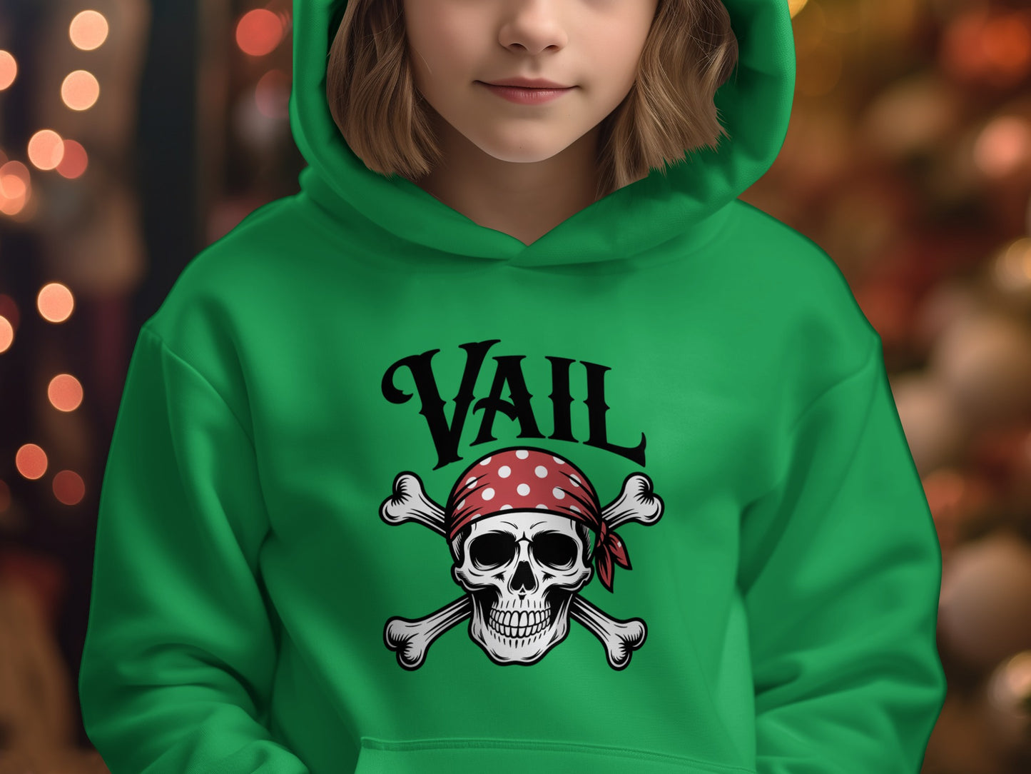 Vail Skull and Crossbones Hoodie product type