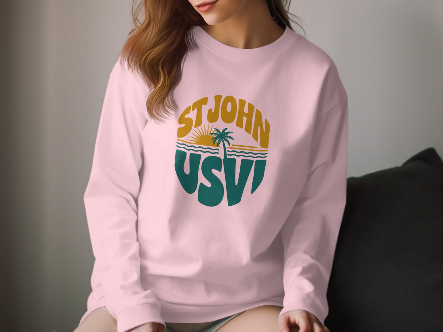 St John USVI Graphic Sweatshirt Perfect Casual Product