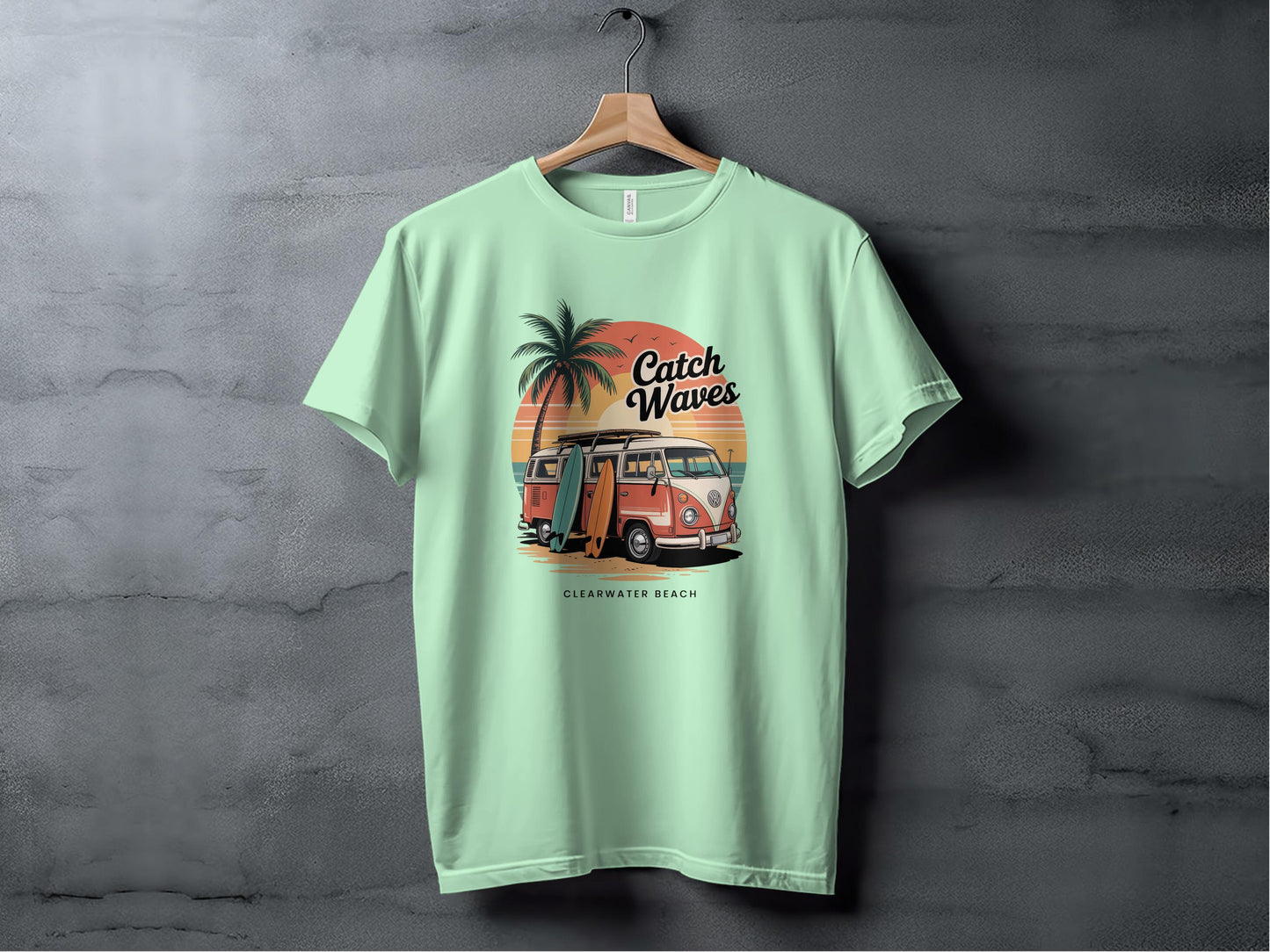 Catch Waves Beach Van Design Clearwater Beach product