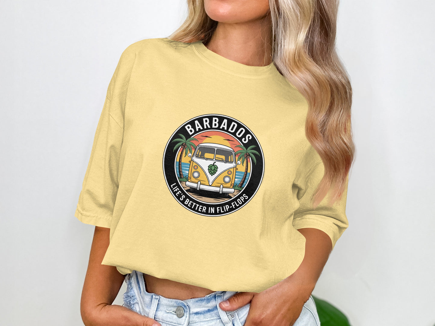 Barbados Let's Better In Flip-Flops Graphic Tee product type