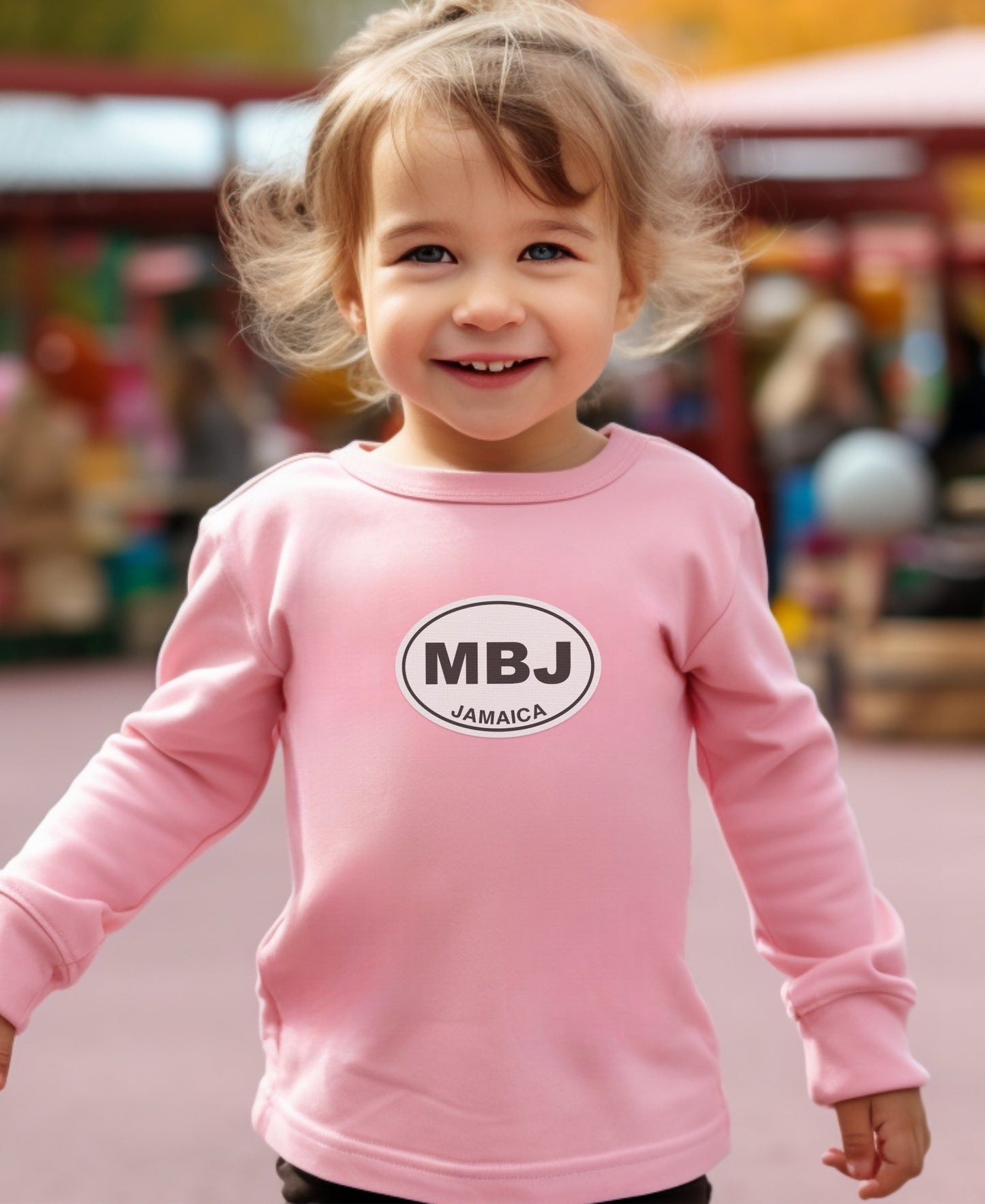 Montego Bay relaxing at Doctor's Cave Beach Toddler Long Sleeve T-Shirt