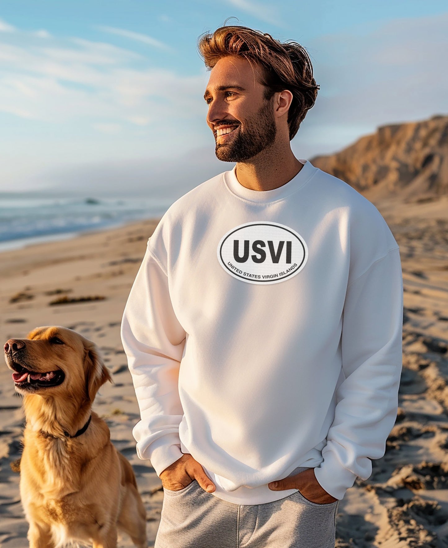 United States Virgin Islands mens sweatshirt product