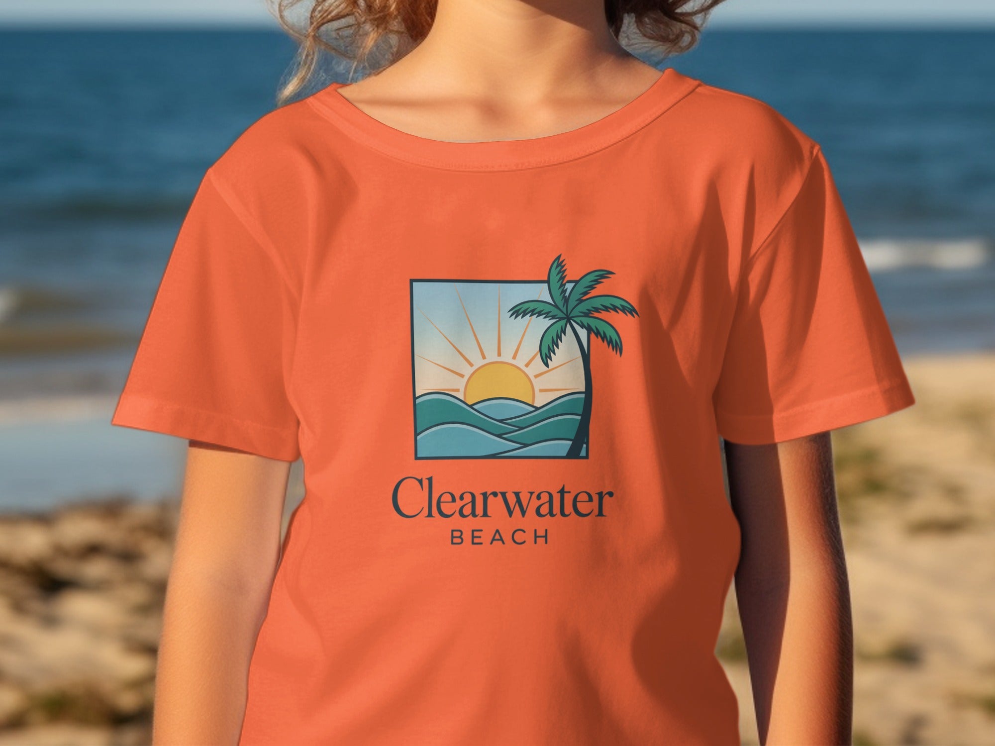 Clearwater Beach Sunset Graphic T-Shirt product