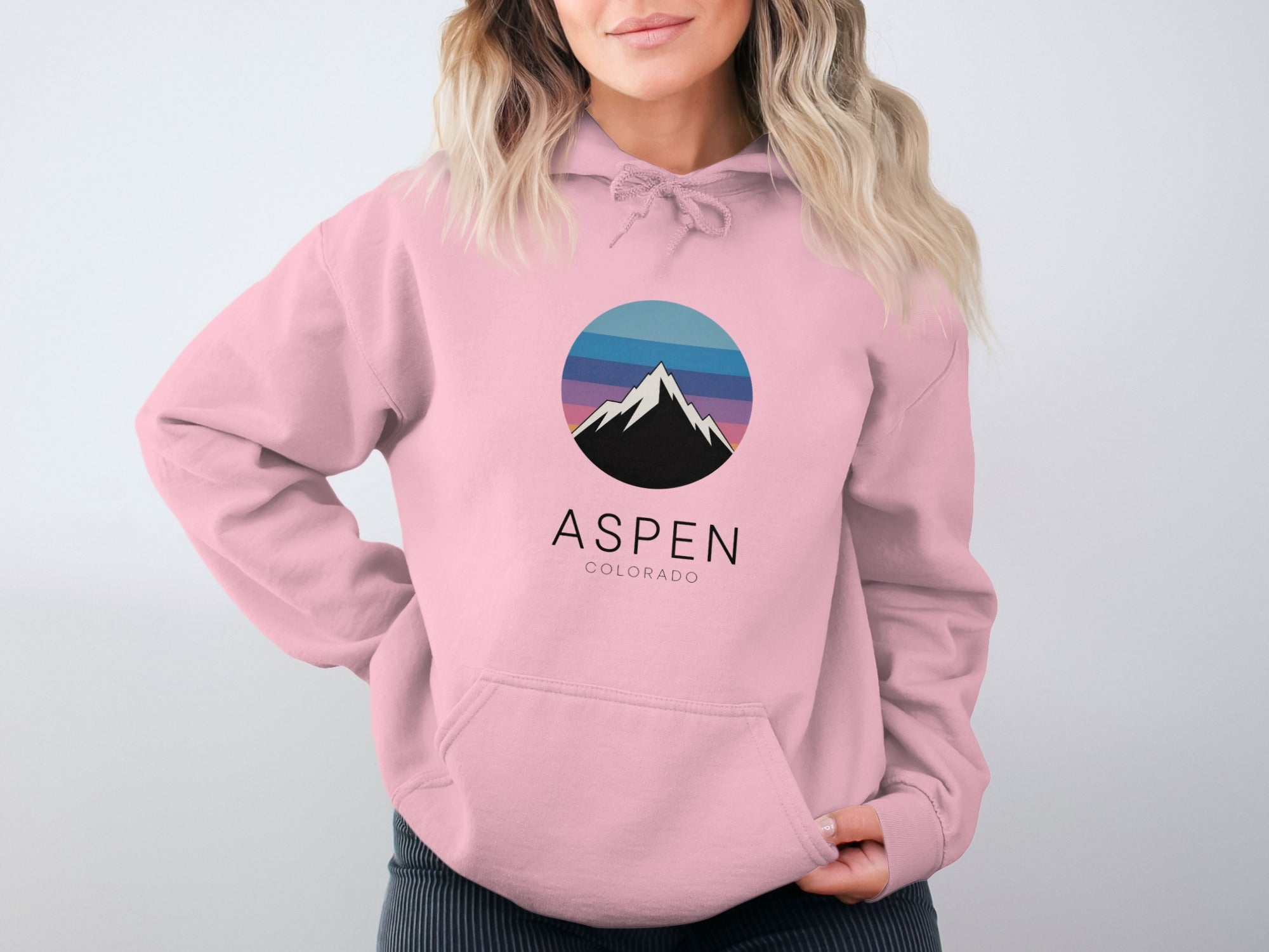 Aspen Colorado Mountain Graphic Hoodies product