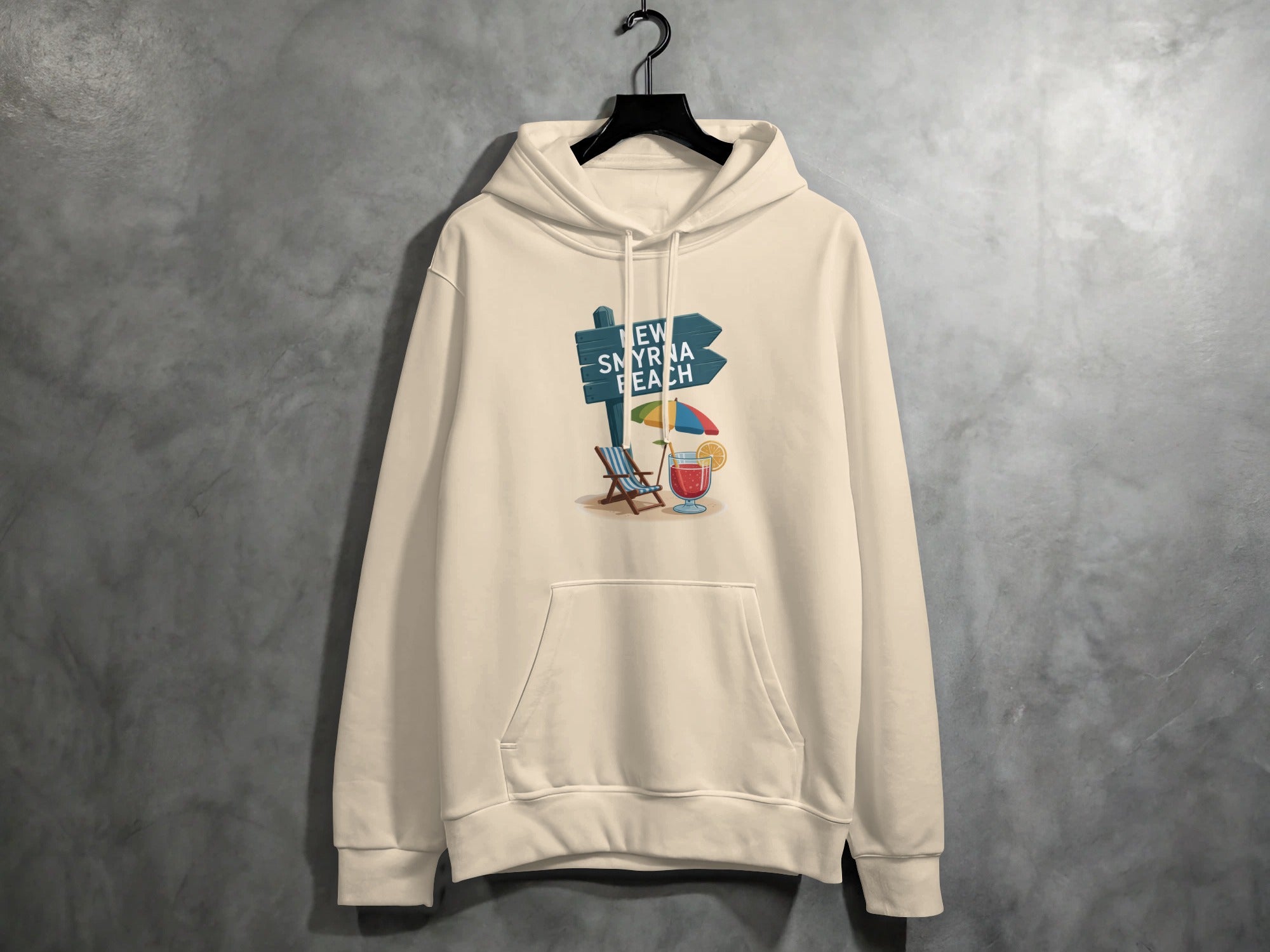 New Smyrna Beach Graphic Hoodie product type