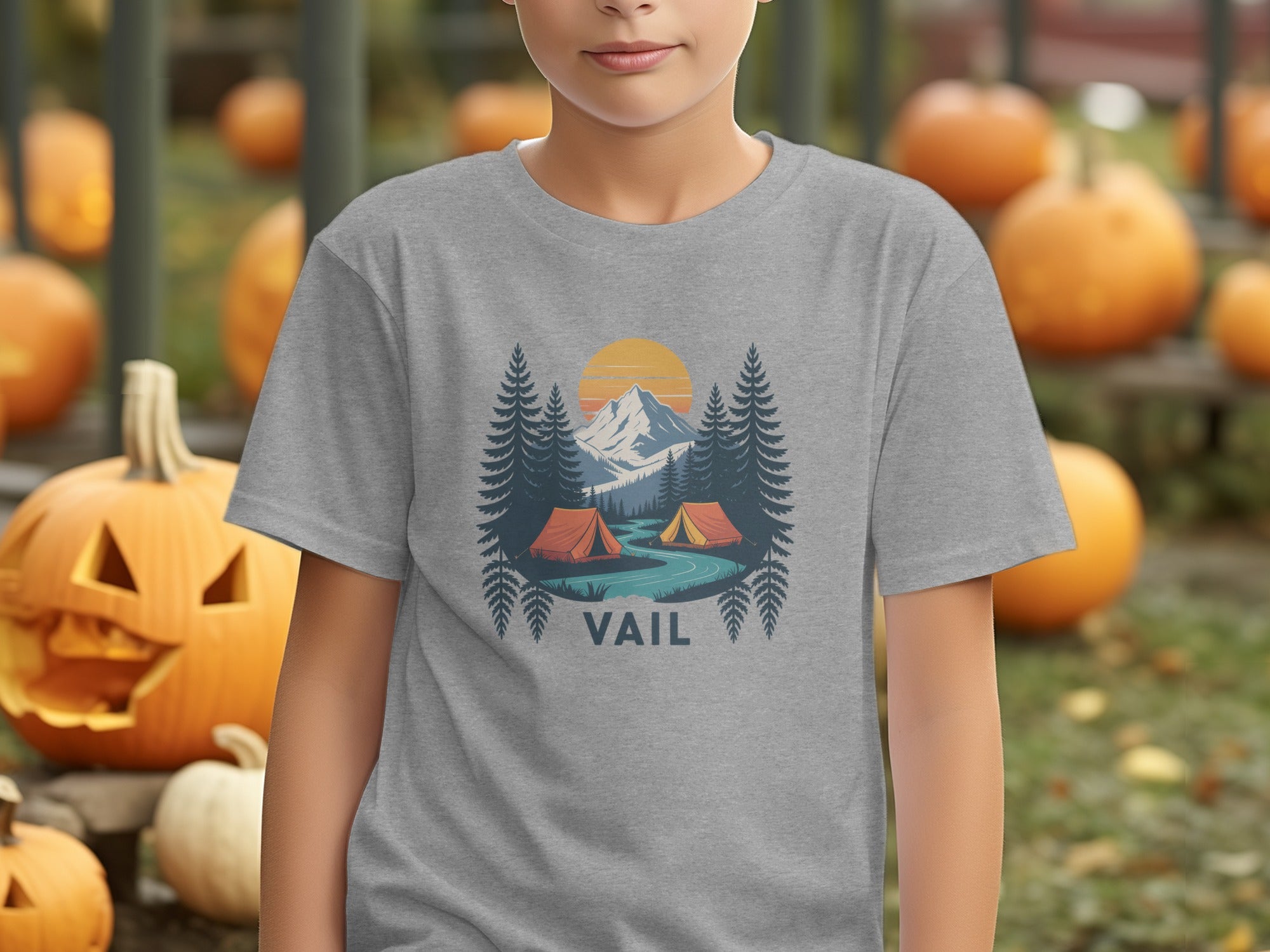 Vail Camping Sunset Graphic Tee product