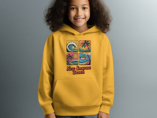 New Smyrna Beach Graphic Hoodie Kids Clothing product