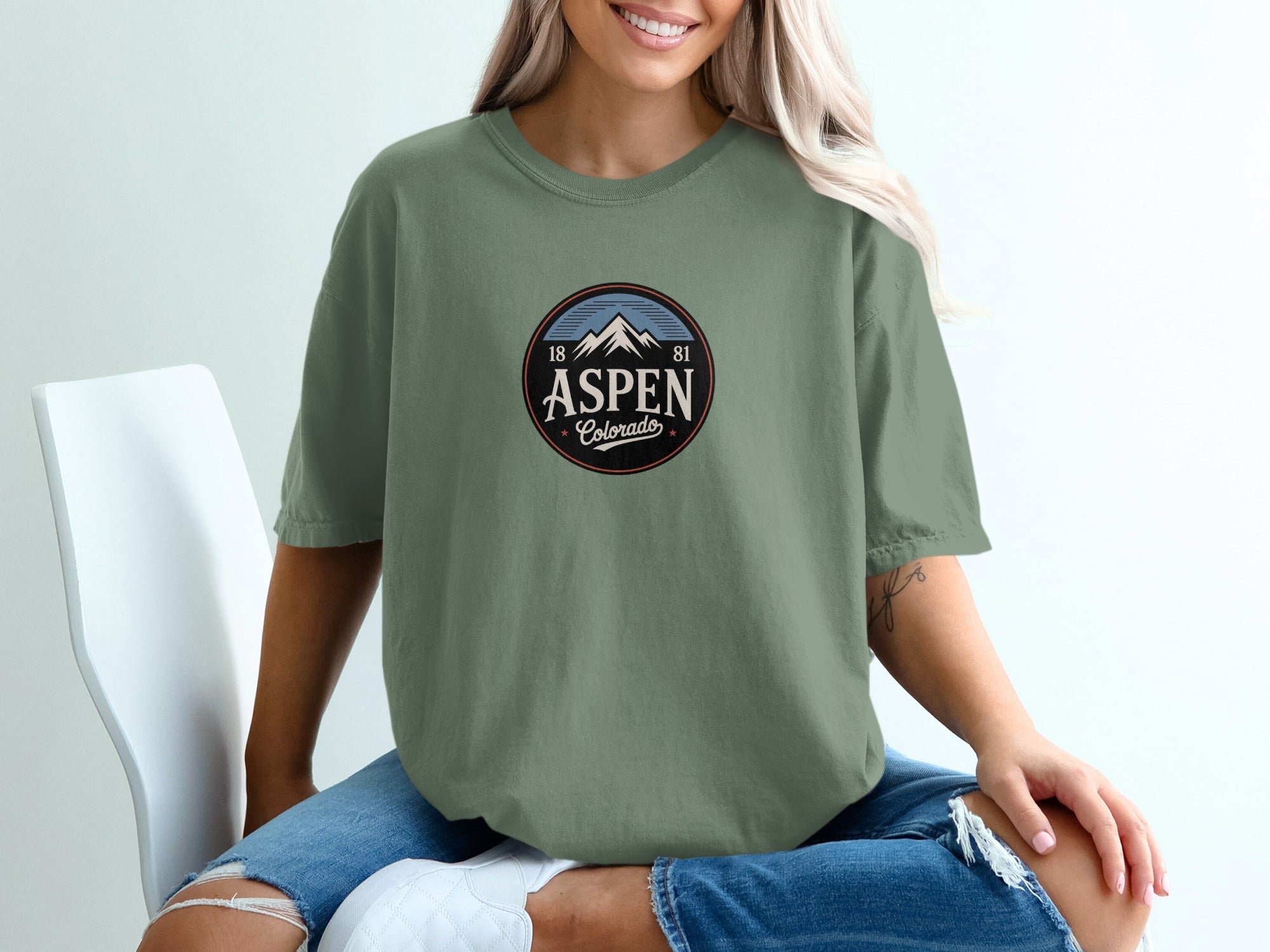 Aspen Colorado Printed Graphic Tee product