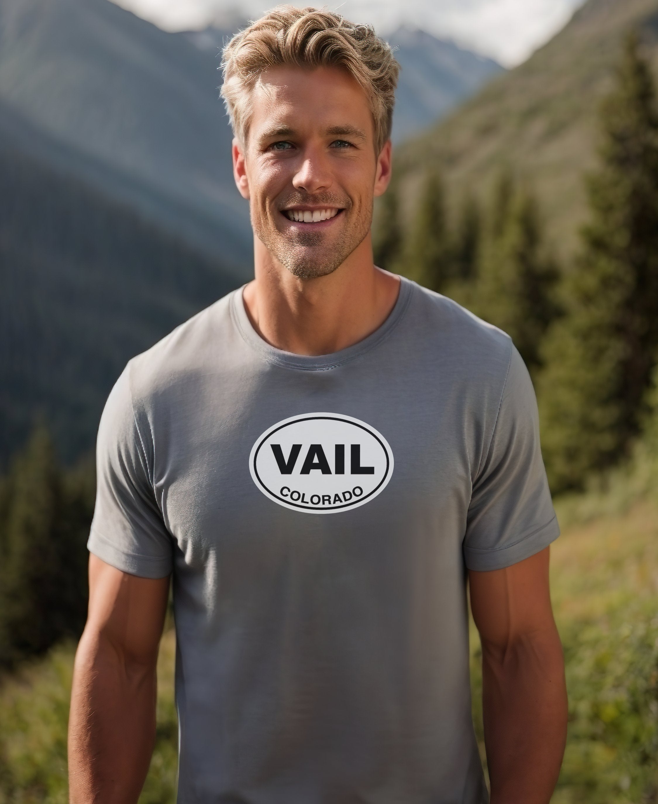 Vail Mens T-Shirt – Ready for Vail Snow Days and Mountain Concerts
