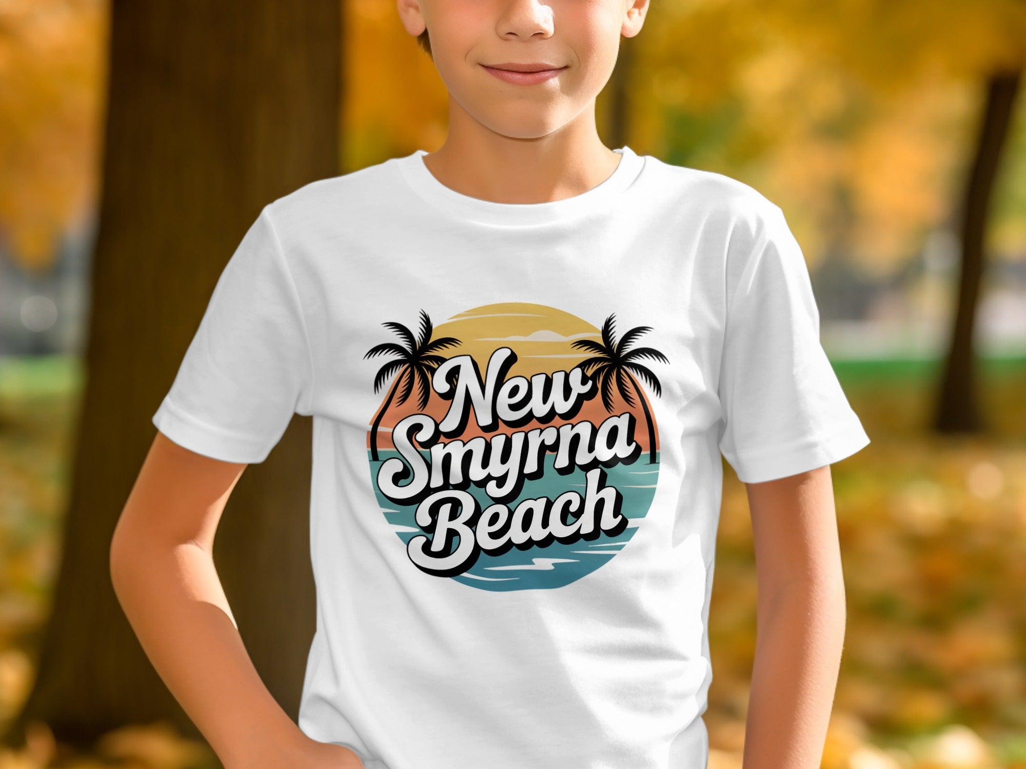 New Smyrna Beach Graphic Design Youth T-Shirt product