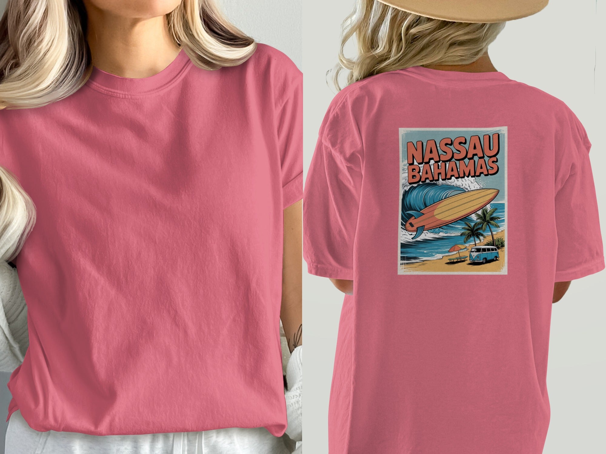 Nassau Bahamas Graphic T-Shirt Casual Wear Tee product type