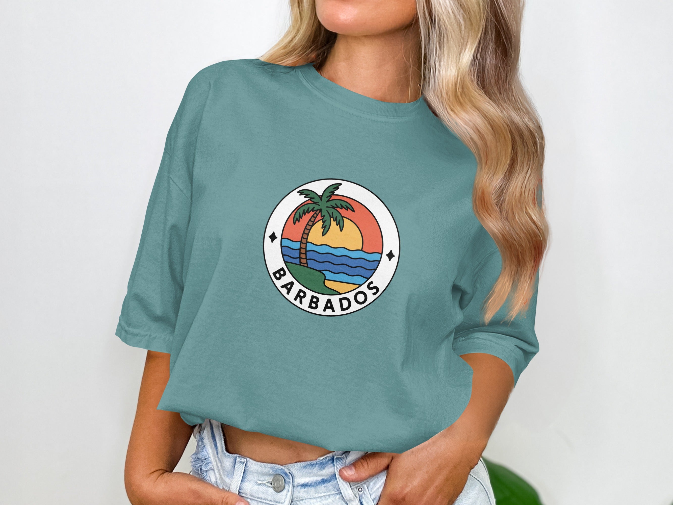 Barbados Palm Tree Summer Design Shirt product