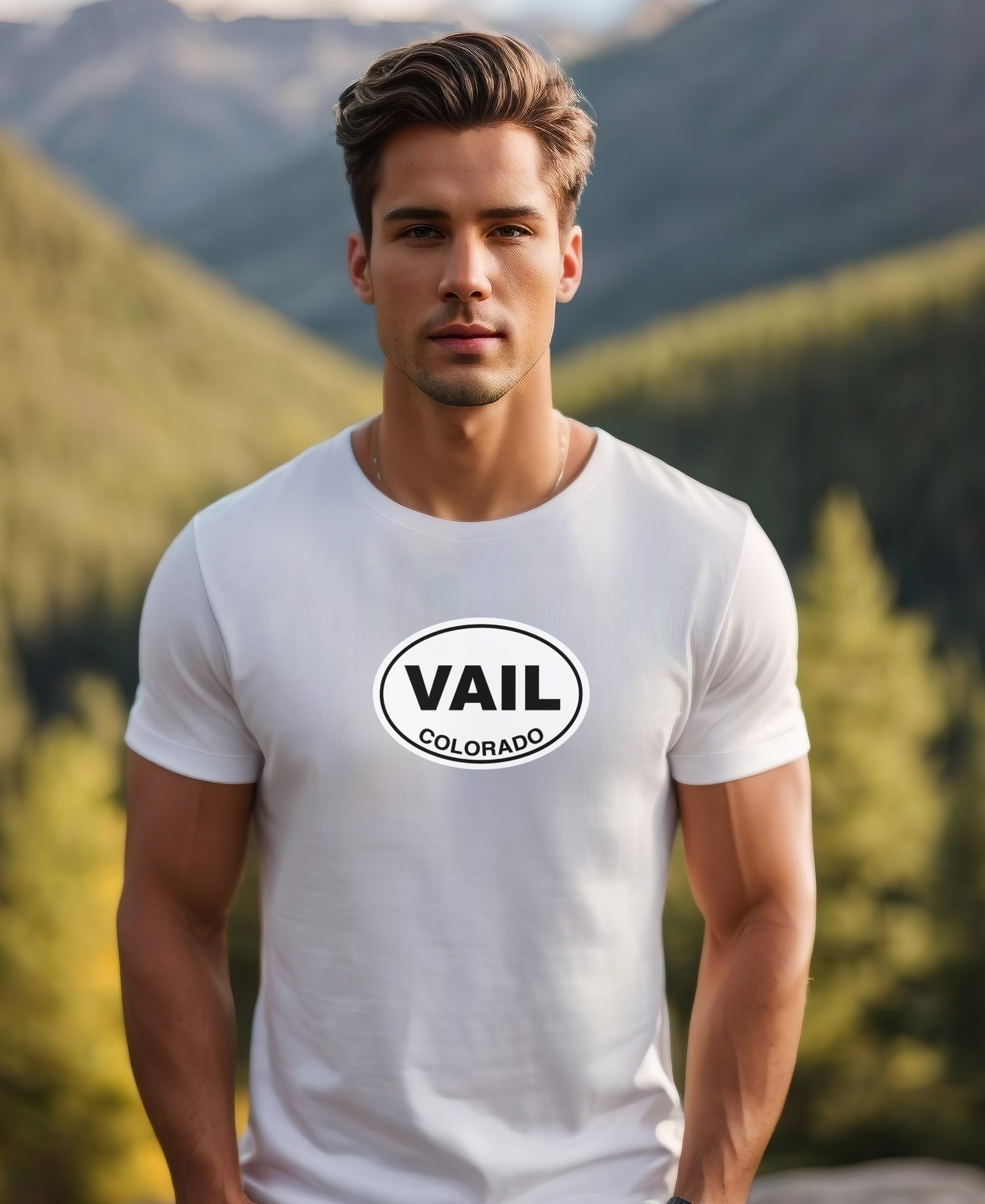 Vail Mens T-Shirt – Ready for Vail Snow Days and Mountain Concerts