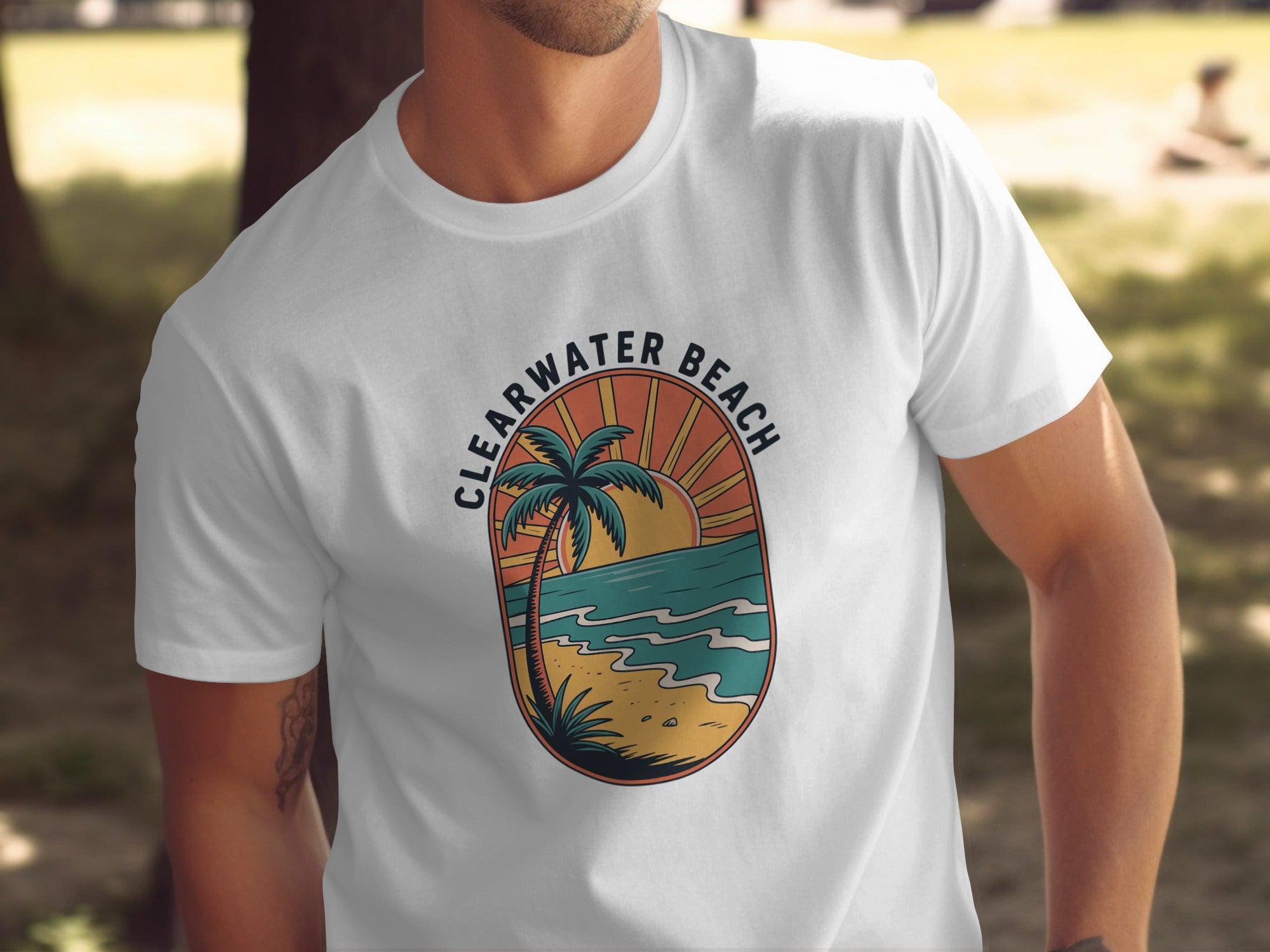 Clearwater Beach Sunset Graphic T-Shirt product type