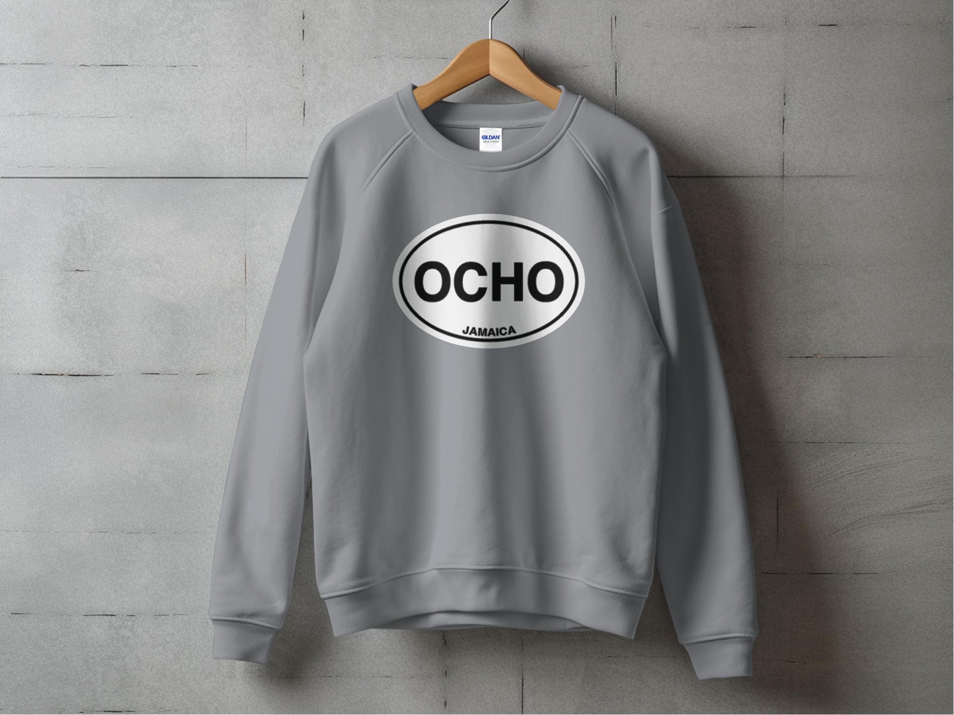 Ocho Rios Mens Sweatshirt Graphite Heather