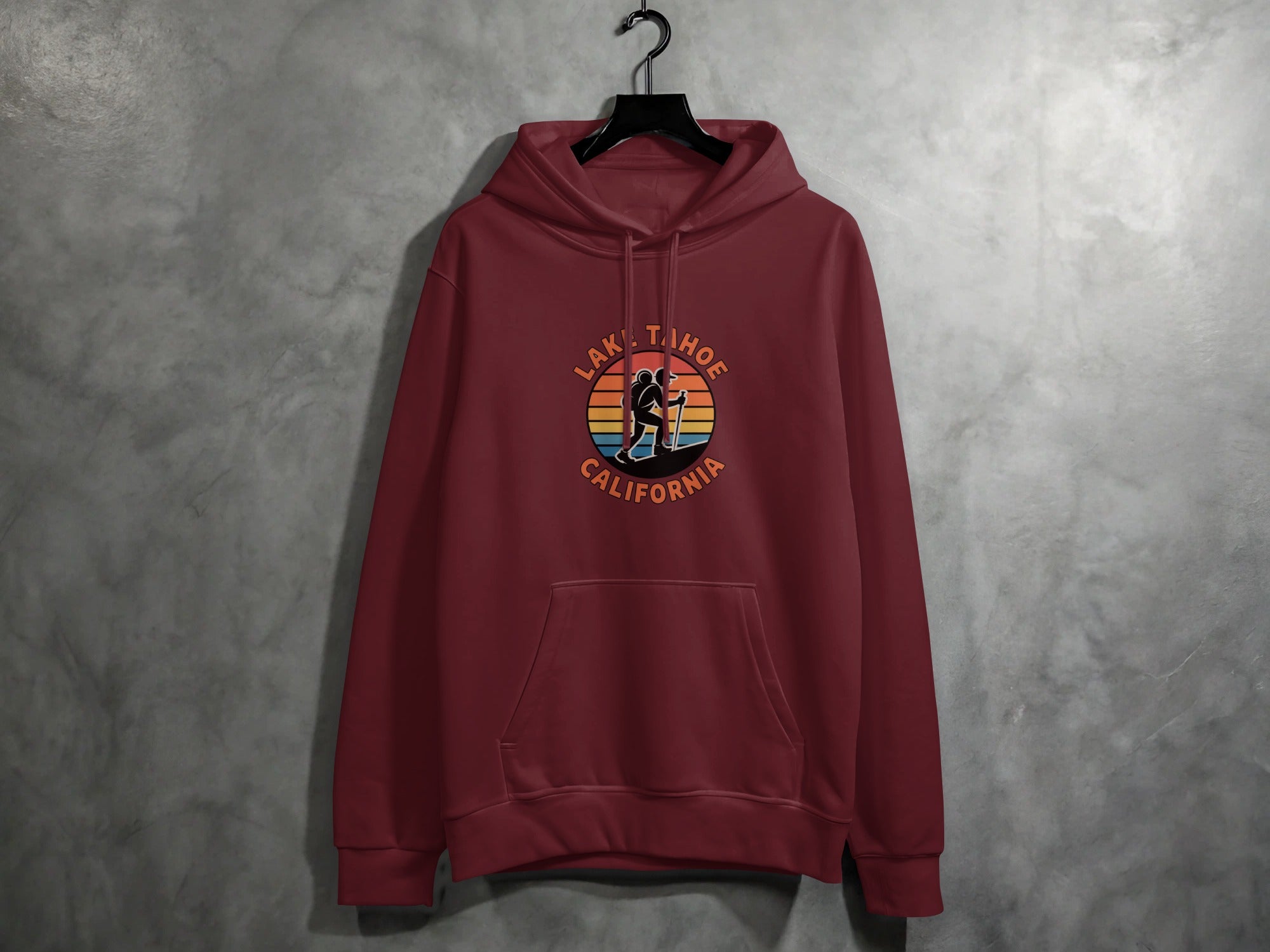 Lake Tahoe California Hoodie Retro Style Apparel