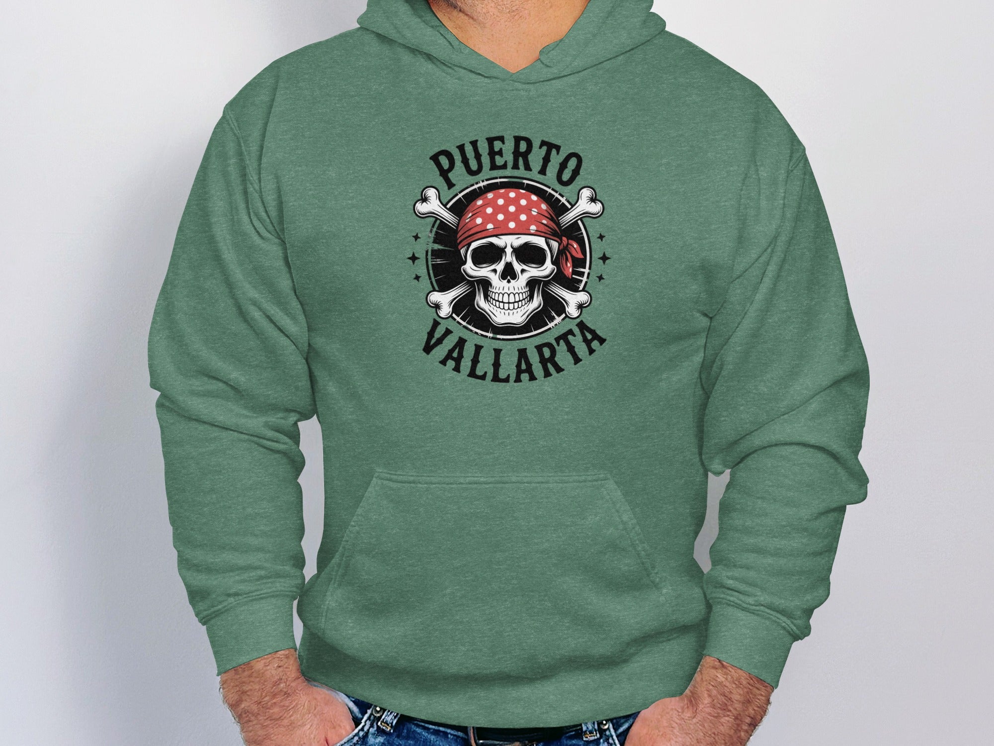Puerto Vallarta Skull Pirate Hoodie product
