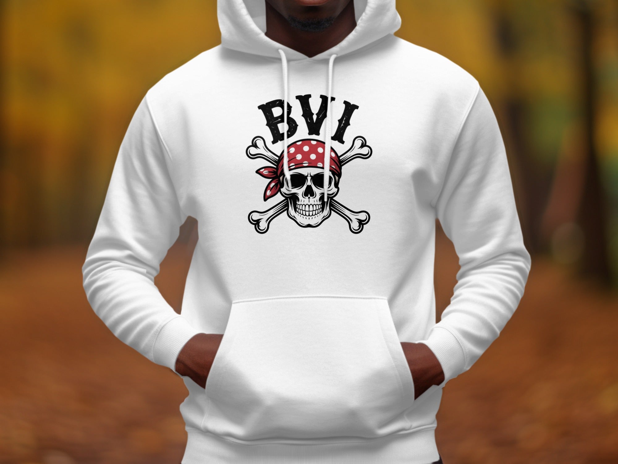 BVI Skull and Crossbones Hoodie Stylish Apparel product
