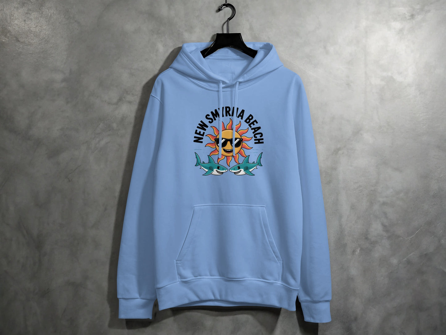 New Smyrna Beach Sun and Dolphins Hoodie product