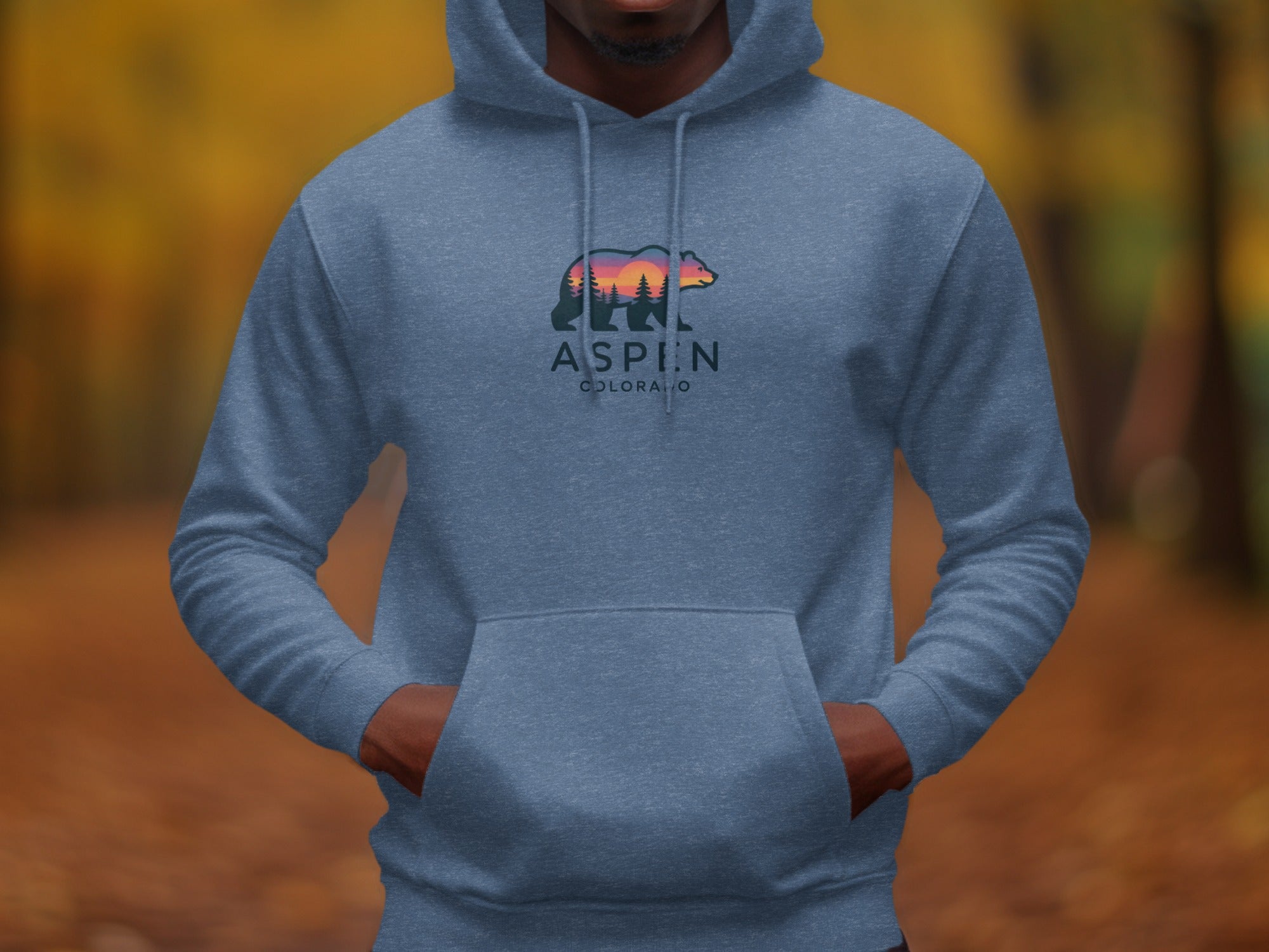 Aspen Colorado Bear Printed Hoodie product