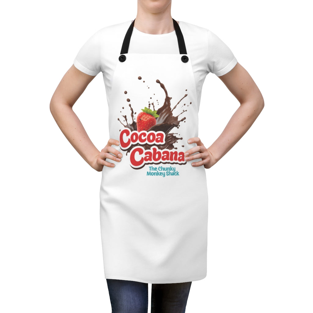 Cocoa Cabana The Chunky Monkey Shake graphic apron