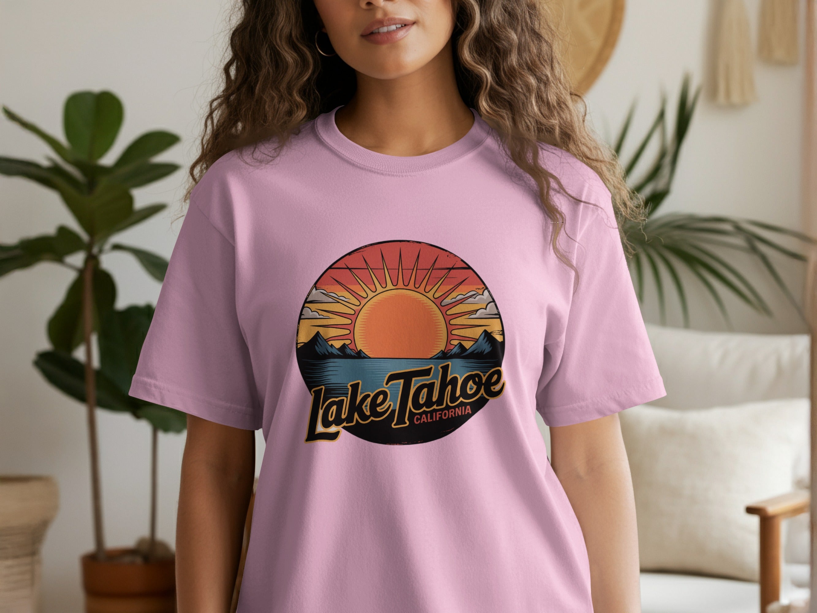 Lake Tahoe California Sunrise Graphic T-shirt product type