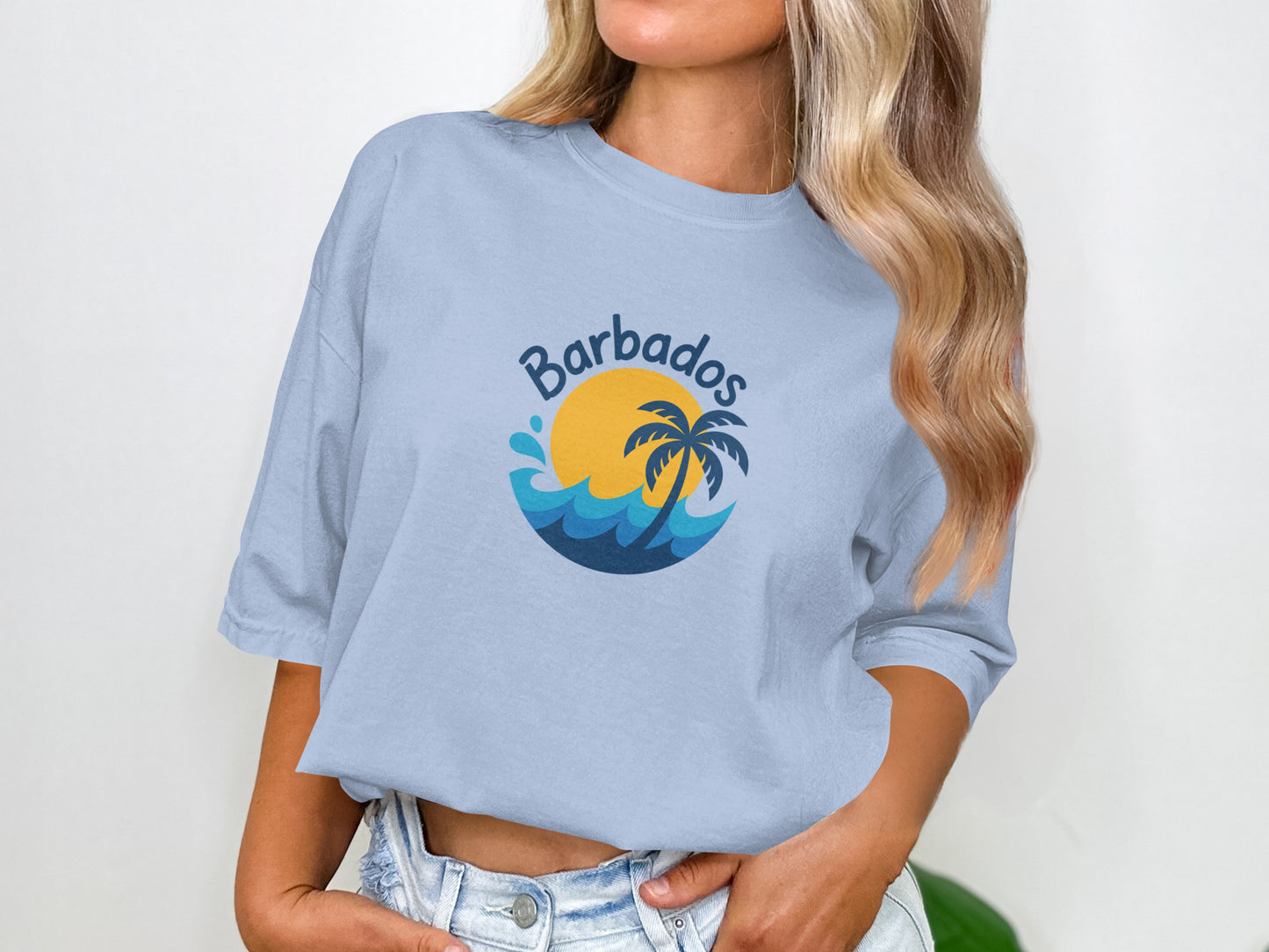 Barbados Sunset Graphic Tee Shirt product