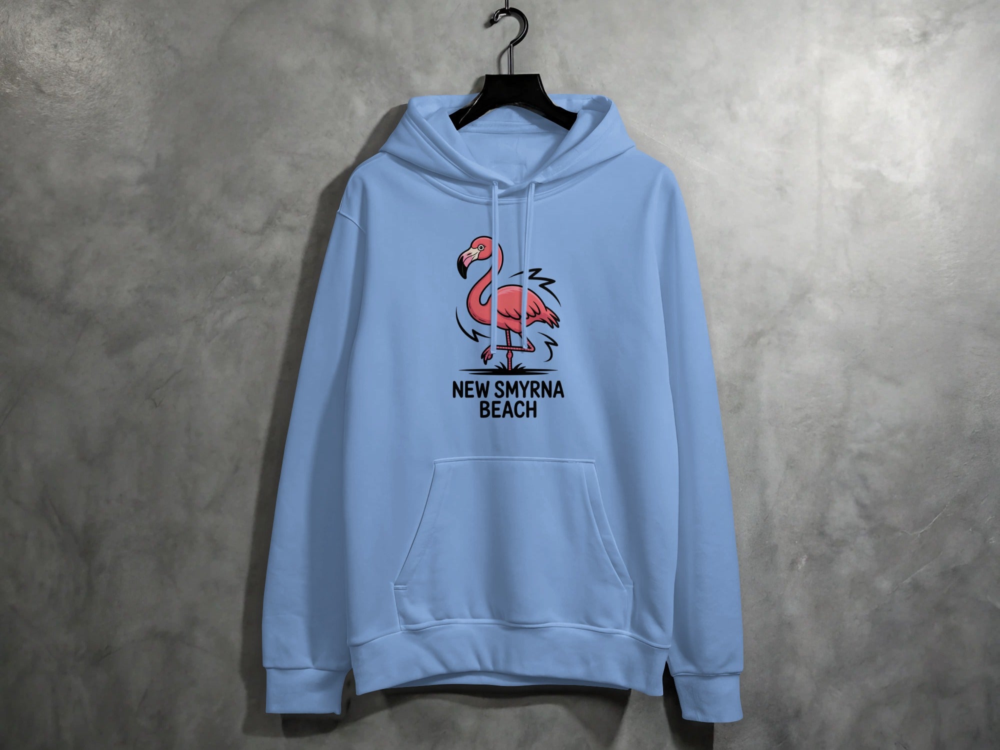 New Smyrna Beach Flamingo Graphic Hoodie product