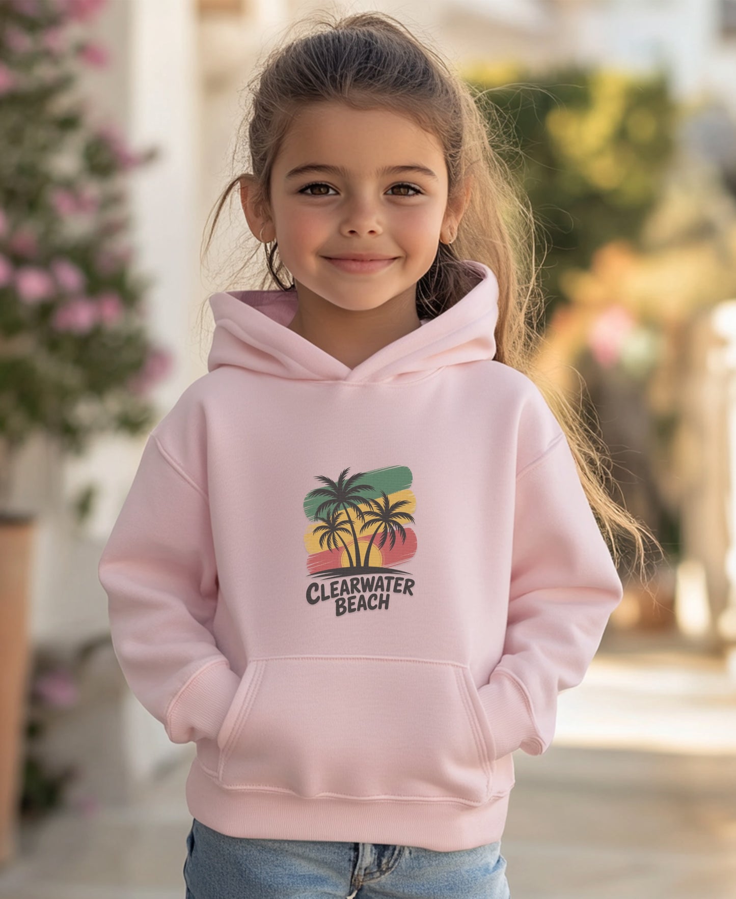Clearwater Beach Graphic Kids Hoodie product