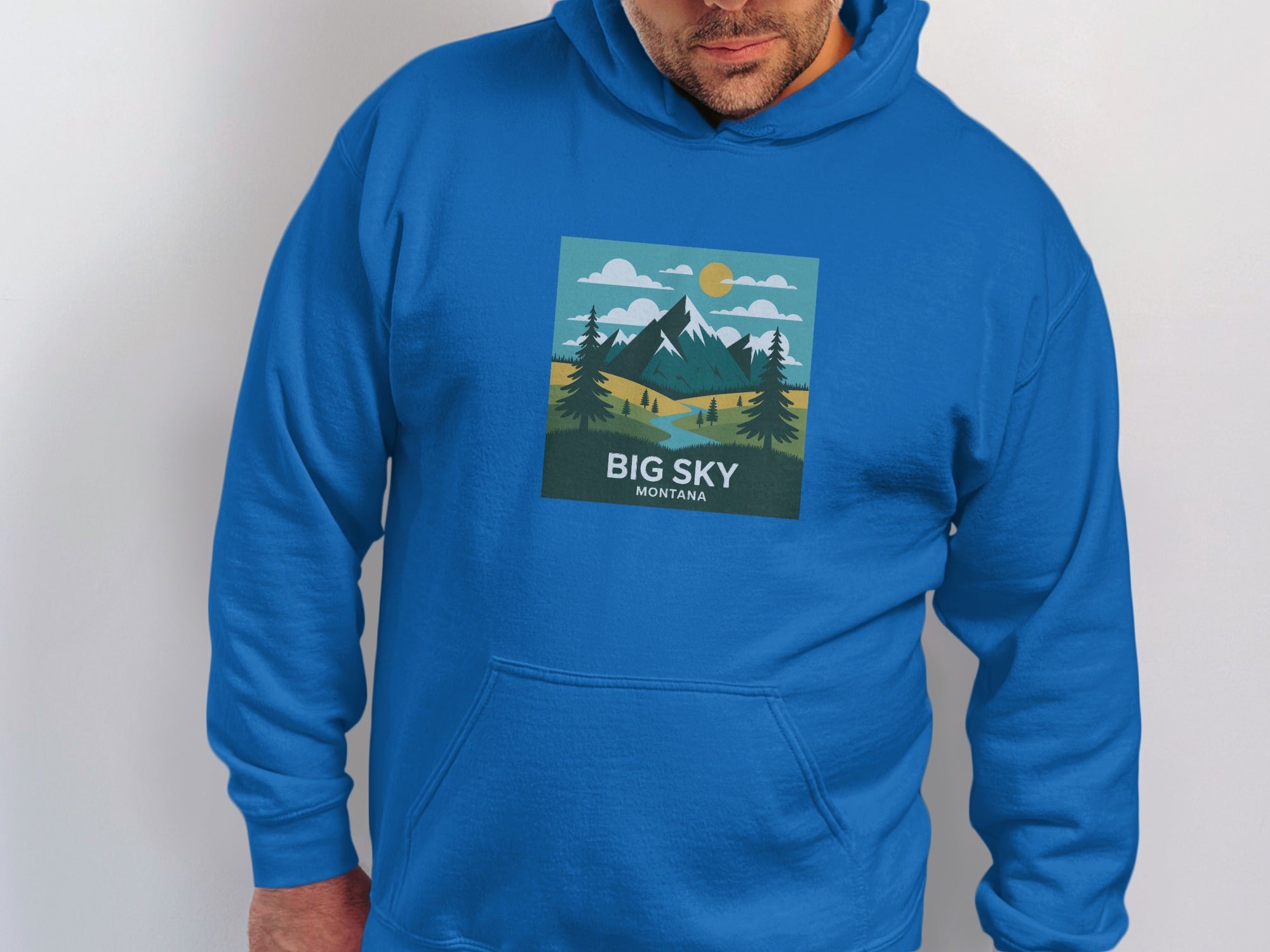 Big Sky Montana Graphic Hoodie