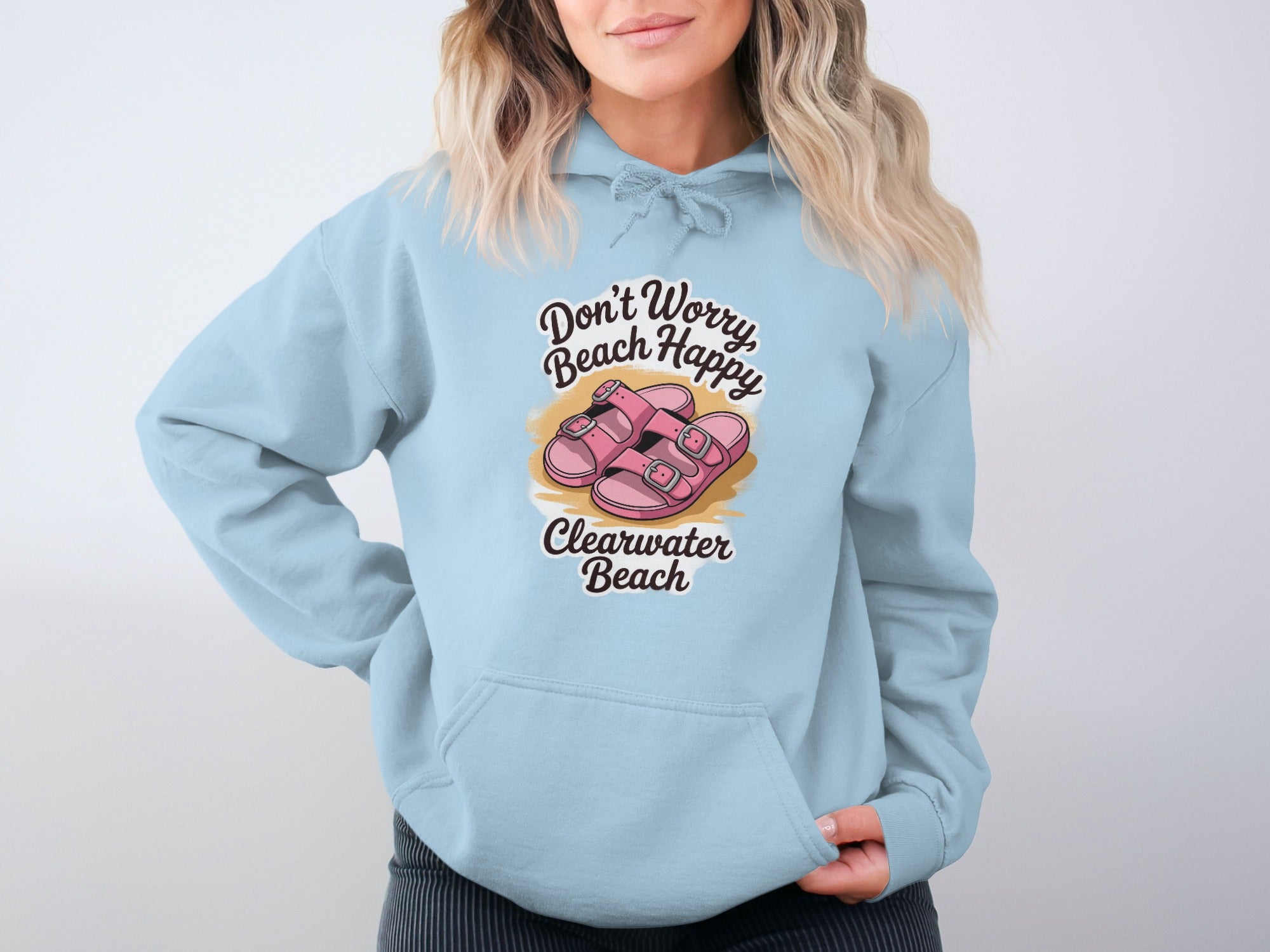 Don't Worry Beach Happy Clearwater Beach Hoodie product